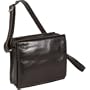 Derek Alexander Leather Full Flap Organizer Bag - Coffee