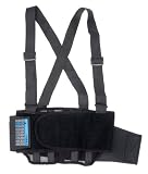 Decade 6332 Cadet Back Support, Black, Medium