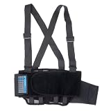 Decade 6334 Cadet Back Support, Black, X-Large