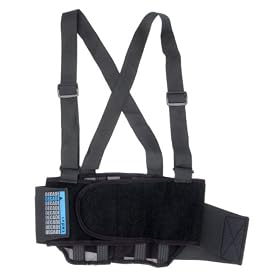 Decade 6334 Cadet Back Support, Black, X-Large