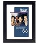 16 Inch x20 Inch Black Wood Float Frame