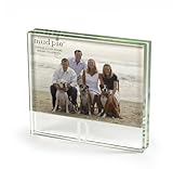 Mud Pie Cosmopolitan Home Glass 4-Inch by 6-Inch Photo Frame with Initial, Letter D