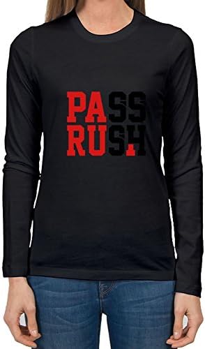 Heixuais Style Personality Women Pass Rush Top-shirt - Pass Rush Painting In Medium