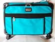 Large Turquoise Mascot Tutto Sewing Machine on Wheels Carrier Case