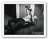 Marilyn Monroe Poster ~ Lifting Weights ~ by photographer Phillipe Halsman ~ 22x28 on art grade stock