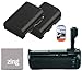 Battery Grip Kit for Canon EOS 5D Mark III Digital SLR Camera Includes Qty 2 Replacement LP-E6 Batteries + Vertical Battery Grip + More!!