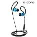 G-Cord In-Ear Earbuds Noise Isolating Stereo Earphones with Mic for 3.5mm Jack Devices
