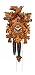 German Black Forest Cuckoo Clock - With Red Flowers