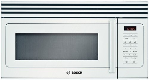 Bosch 300 HMV3021U 1.6 cu. ft. Over-The Range Microwave Oven with 1000 Watts, 10 Microwave Power Levels, Automatic Shut Off and LCD Display: White