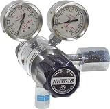 分析機用フィン付二段圧力調整器　ＮＨＷ－１Ｂ　4344791 NHW1BTRCCH4