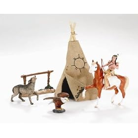 Breyer Horses: Stablemates Rain Playset by Reeves International Inc.