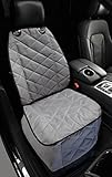 Bucket Car Seat Cover for Your Dog Fits most Cars Trucks and SUVs - Unconditional Lifetime Warranty - Gray