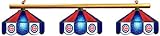 Chicago Cubs Pool Table Light - Stained Glass Shades