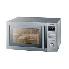Severin MW 7848 Mikrowelle mit Grill und Umluftfunktion, Edelstahl-geb�rstet / 900 Watt / Grill 1400 Watt / 25 L Garraum
