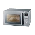 Severin MW 7848 Mikrowelle mit Grill und Umluftfunktion, Edelstahl-geb�rstet / 900 Watt / Grill 1400 Watt / 25 L Garraum
