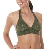Isaac Mizrahi for Target Shirred Halterkini - Green