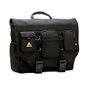 BumBakPak Hamptons Hybrid Messenger/Backpack Laptop Bag Obsidian Black Large