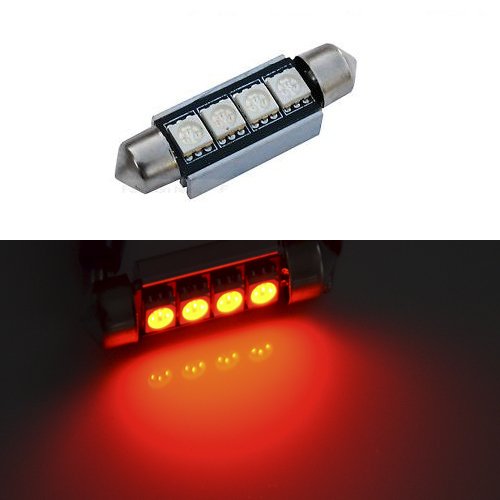 JDM ASTAR 1pc Error Free 569 578 211-2 212-2 LED Bulbs for Trunk Lights ,Interior Dome Lights, Map lights,Brilliant Red