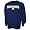 Michigan Wolverines Navy Blue Youth School Mascot Long Sleeve T-shirt