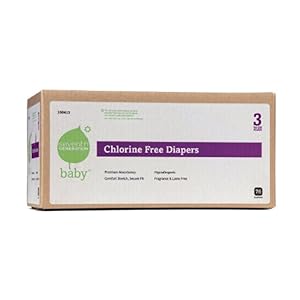 Seventh Generation Baby Diaper Stage 3 Super Jumbo Pack, 76 Count