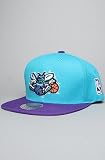 Mitchell & Ness The NBA Wool Snapback Hat in Teal & Purple,Hats for Men