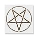 Pentacle Stencil Template - Reusable Stencil with Multiple Sizes Available