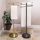 IMAGE OF Floor S-Towel Holder Finish: Burnished Bronze