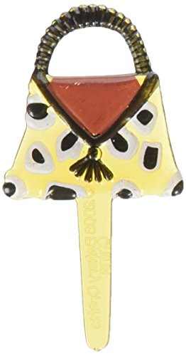 Oasis Supply Assorted Colors Cupcake/Cake Decorating Puffy Jewel Picks, 3-Inch, Purse, Set of 12