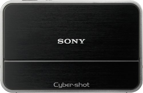 Sony Cybershot DSC-T2 8MP Digital Camera with 3x Optical Zoom (Black) image