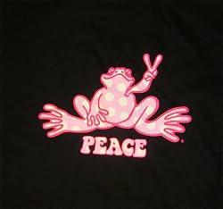 Peace Frogs Adult Polka Dot Short Sleeve T-Shirt