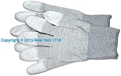 ESD Safe Anti-static, Anti-slip Carbon Fiber Touch Glove for Electronic Repair Work (Large Size) - NY1718