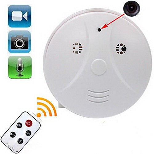 Romhn 8gb hidden camera smoke and motion detector audio…