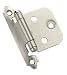 Amerock BP3429-G10 Self-Closing Face Mount Variable Overlay Hinge, Satin Nickel