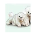 White Poodle Dog Plush Yomiko Classic 11" Realistic Stuffed Animal Dog By Russ Berrie