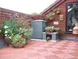 Piazza Balcony Floor tiles: Terracotta