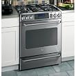 GE C2S980SEMSS 30" Dual Fuel Range with 5 Sealed Burners