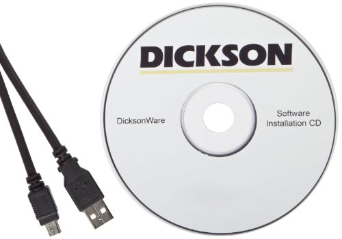 Dickson A026 DicksonWare Secure Software for Dickson Data Loggers, 21CFR11 Compliant, CD, with 6' USB Cable On Sale