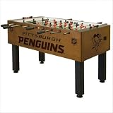 Pittsburgh Penguins Logo Foosball table Finish: Traditional Mahogany