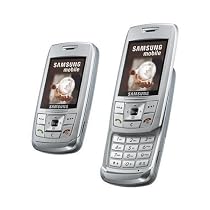 Samsung SGH E250 - Cellular phone with digital camera / digital player / FM radio - GSM (Silver)