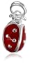 Sterling Silver Enamel Ladybug Charm