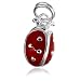 Sterling Silver Enamel Ladybug Charm