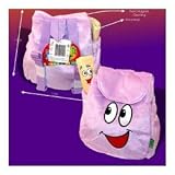 Dora the Explorer Mr. Face Purple Plush Backpack