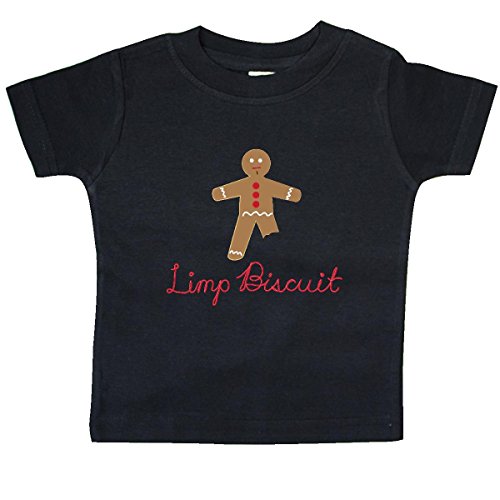 Inktastic Baby Boys' Limp Biscuit Baby T-Shirt 24 Months Black