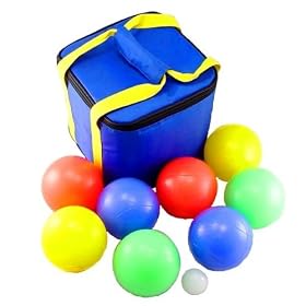 Playaboule Glo Lighted 107mm Bocce Ball Set by 