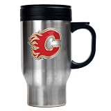 Calgary Flames NHL Stainless Steel Travel Mug - Primary Logo