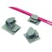 Panduit LWC38-A-C Latching Wire Clip, Nylon 6.6, Rubber Adhesive Mounting Method, Natural, 0.38" Max Bundle Diameter, 0.56" Height, 1.00" Width, 1.00" Length (Pack of 100)