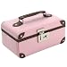 Wolf Designs Women's Pink Suitcase Style Jewelry Case #342590