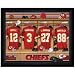 Kansas City Chiefs Customized Locker Room Black Framed Photo