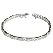 Girls Jewelry Silver Link Bracelet 8 inches (brclt230)