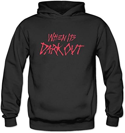 XersherM Women's 2016 G Eazy When It's Dark Out Tour Logo Hoodie Black XL